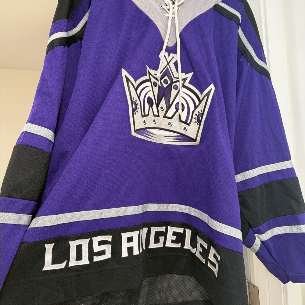 XL Mens Los Angeles Kings Jersey Purple CCM crown XXL NHL LA alternate third